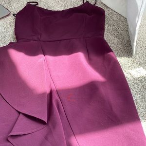 Purple bodycon dress
